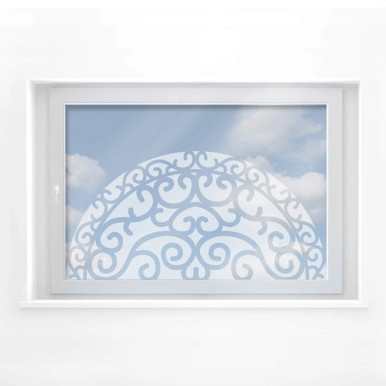 Fensterdekor Halbkreisornament 1 