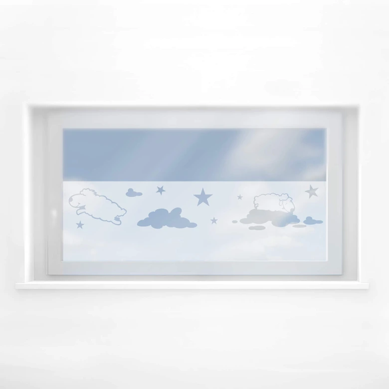 Fensterdekor Schäfchen 