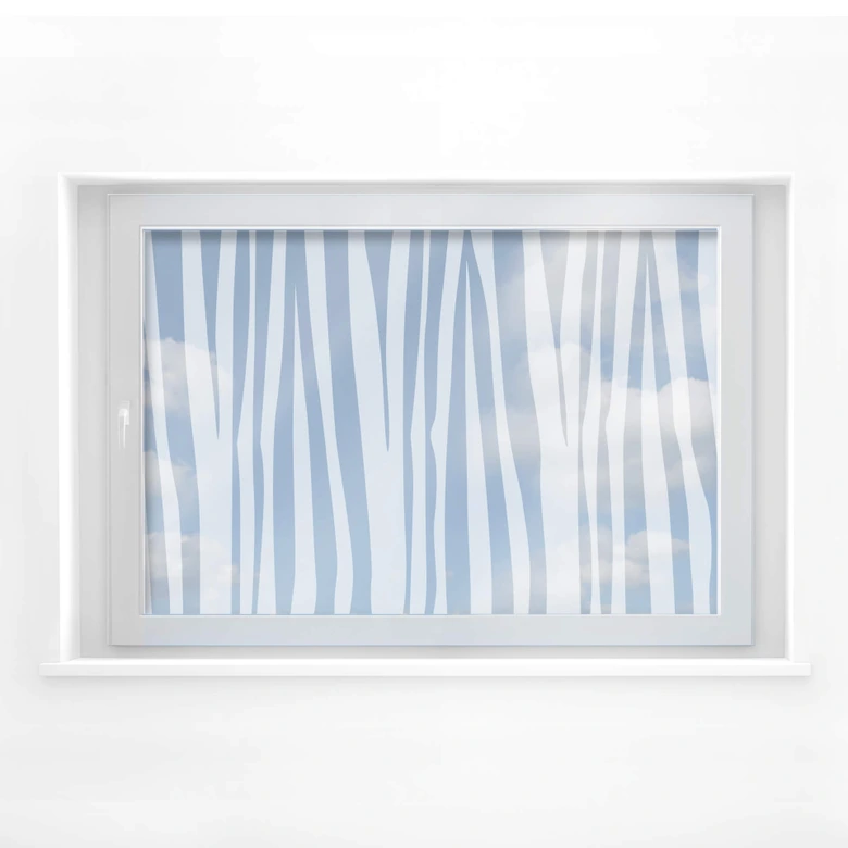 Fensterdekor Zebra Muster 2 