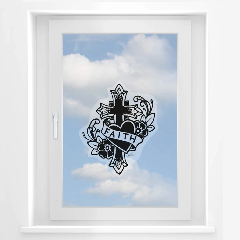 Mural okienny LA Ink Faith 