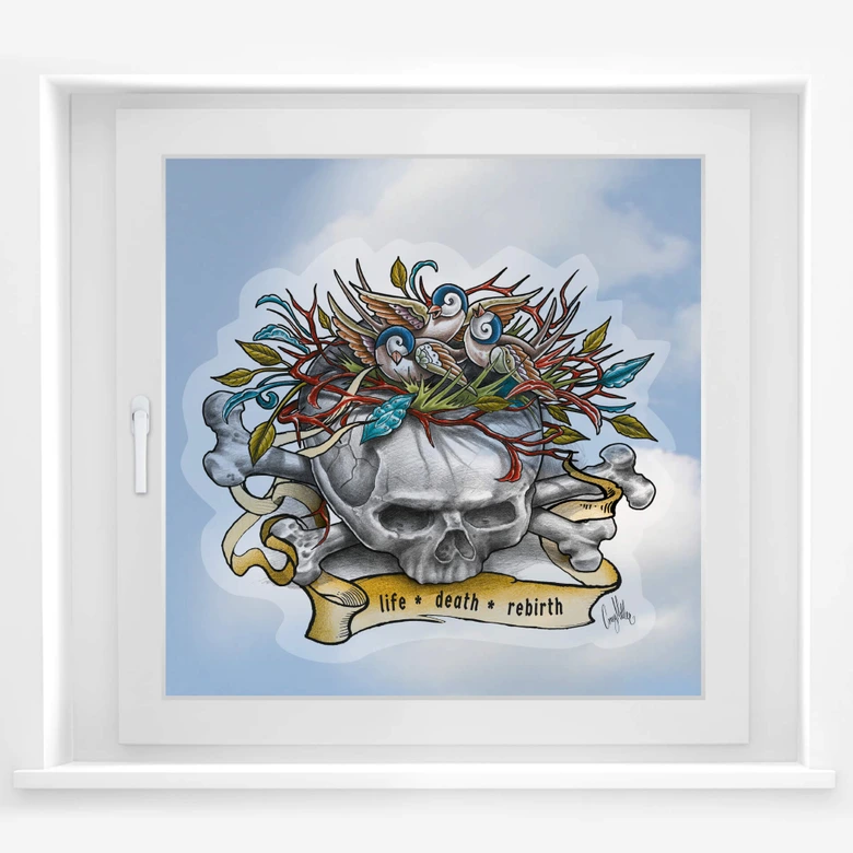 Adesivi per finestre LA Ink - Rinascita 