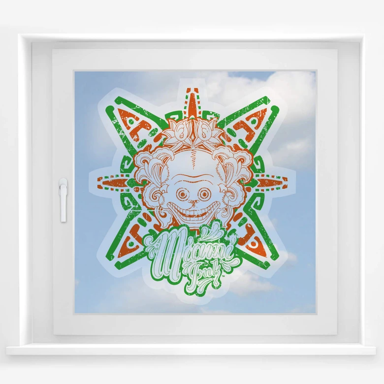 Fensterbild Miami Ink Dia de los Muertos 