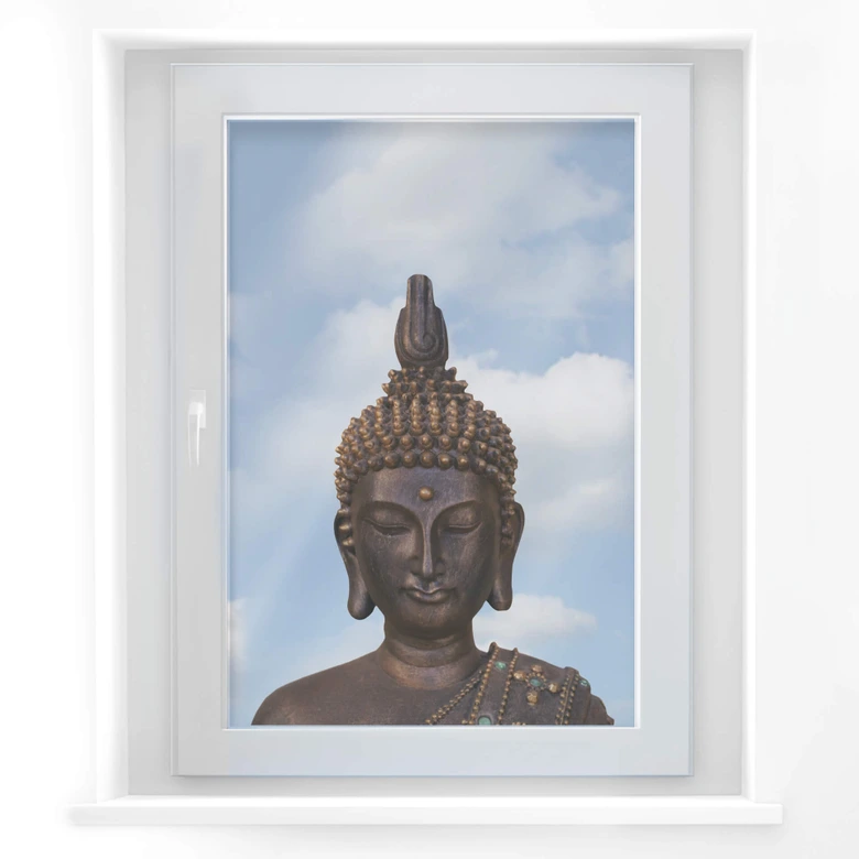 Fensterbild Buddha der Weise 