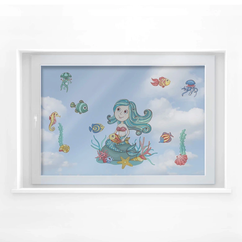 Cuadro de ventana sirena 02 