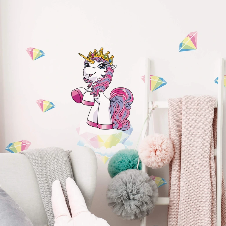 Wandtattoo Filly Unicorn Special Princess Sparkle 