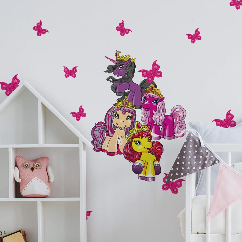 Wandtattoo Filly Unicorn Beauty Set 