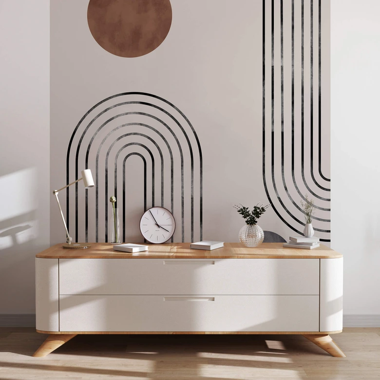 1X Estudio - Fotomural Arcos y capullos 