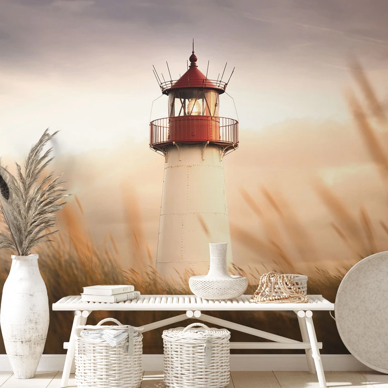 Fototapete Leuchtturm an der Küste von Sylt - Eisenmann 