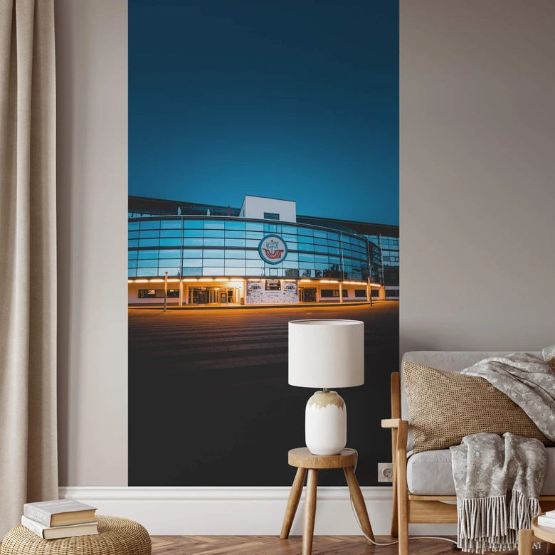 Fototapet FC Hansa Rostock - Stadion udenfor - 144x260 cm 