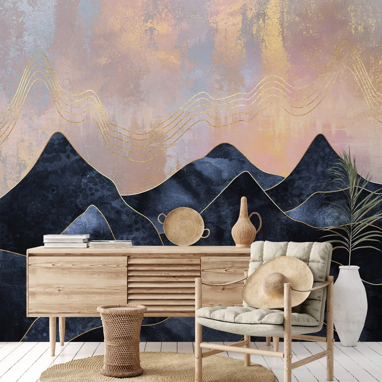 Fotobehang Fredriksson - Marble Mountains 