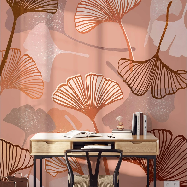 Goed Blauw - Fotomural de Ginkgo 