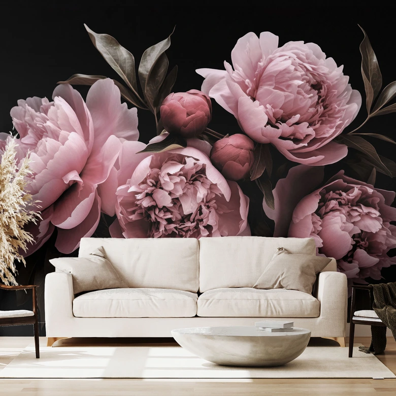 Fotobehang Pioenroos roze - Haase 
