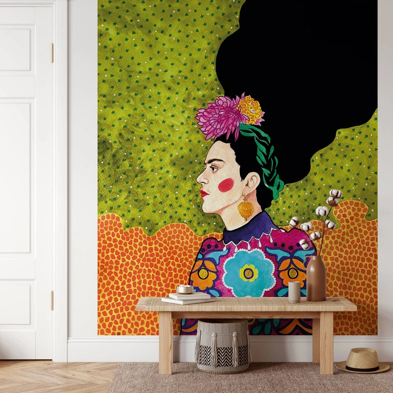 Fotobehang Hülya - Portrait of Frida 