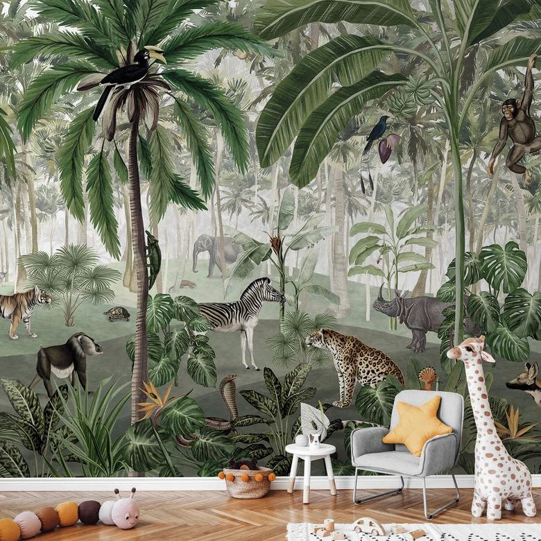 Kikki Belle - fotomural en busca de la jungla 