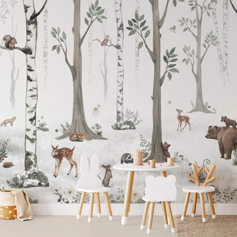 Fototapet Kikki Belle - Skovens skønhed 