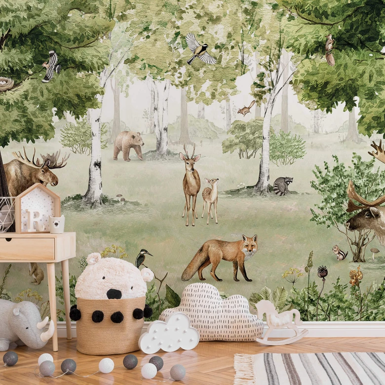 Kikki Belle - Papel pintado "Forest wonder 
