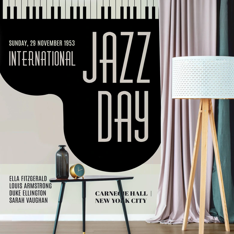 Fototapeta Kubistika - Jazz Day 