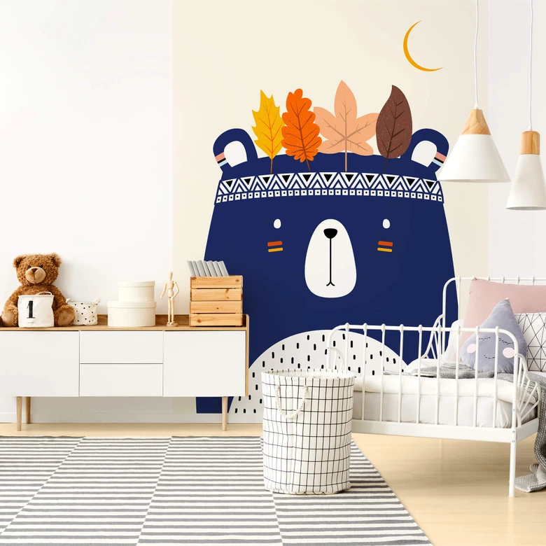 Fototapeta Cubistika - Mały Indianin 