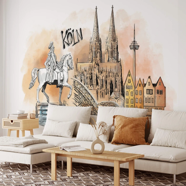 Fototapete Köln - Love your City 