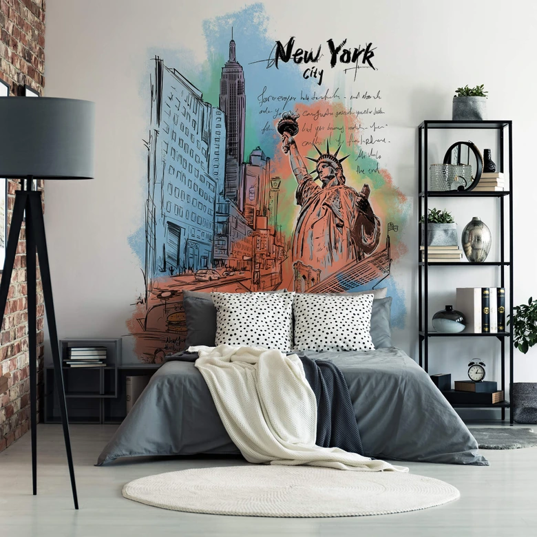 Fototapete New York - Freiheitsstatue - Love your City 