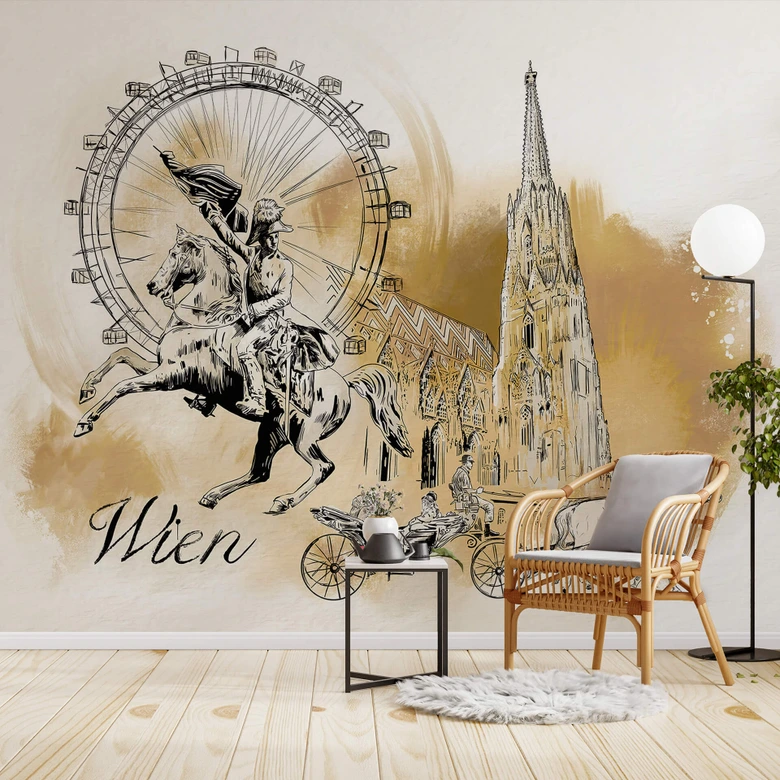 Fototapete Wien - Love your City 