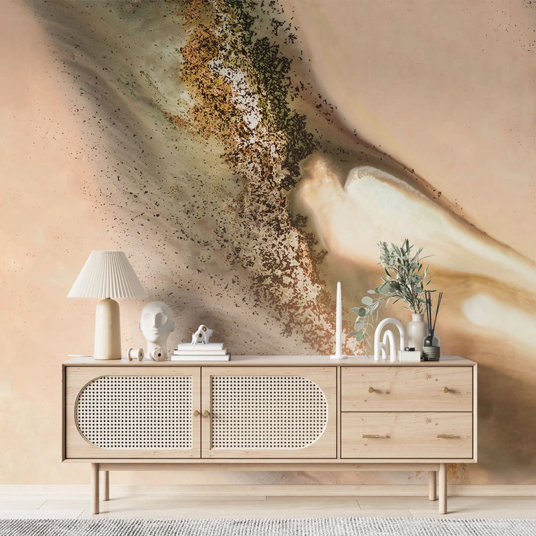 Fototapeta Kolory Ziemi: Płynna kompozycja - Meikle 