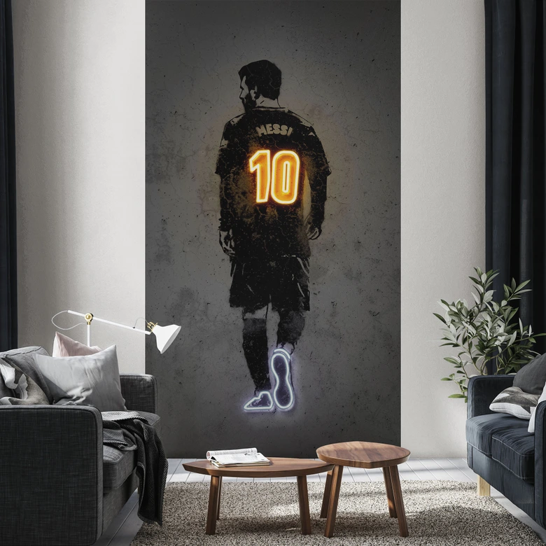 Papier peint photo Messi - Mielu 