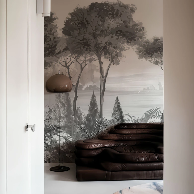 Fototapete Idyllische Pflanzenlandschaft - Ms Tiff 