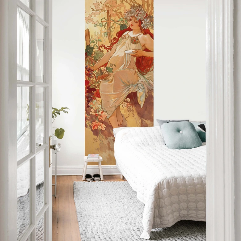 Fototapete Mucha – Jahreszeiten: Herbst 