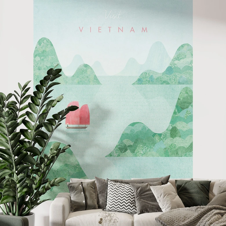 Wall Mural Travel Wallpaper Halong Bay on Vietnam Travel - Rivers 