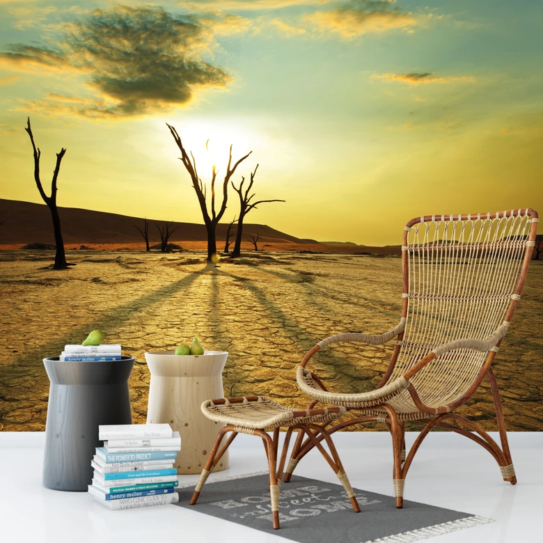 Fotobehang Desert Valley 