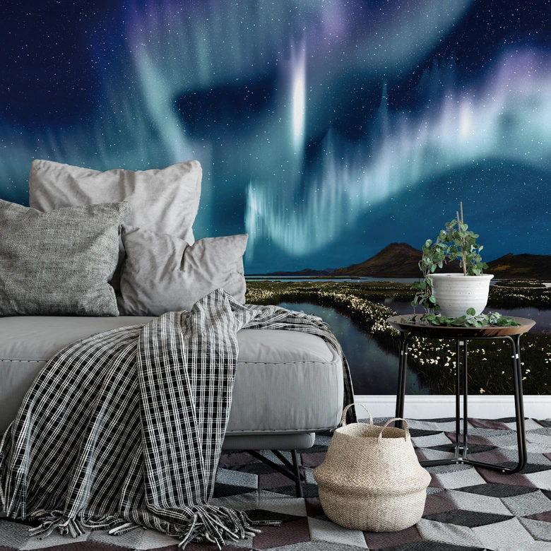 Fototapeta Northern Light - 240x260 cm 