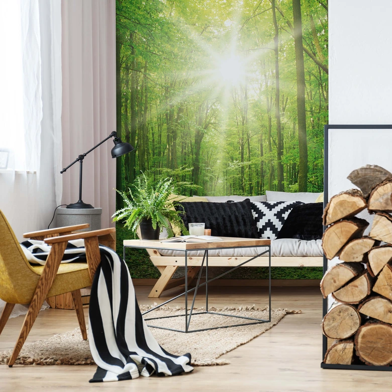 Fotomural de Sunny Forest 