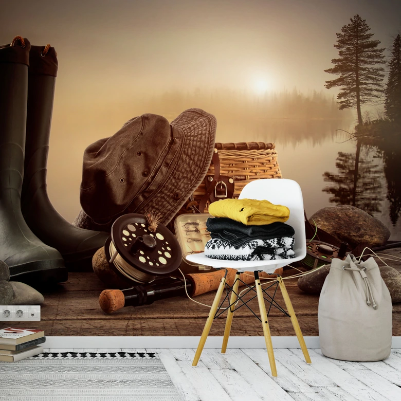 Still Life of a Fisherman - Wall Mural 