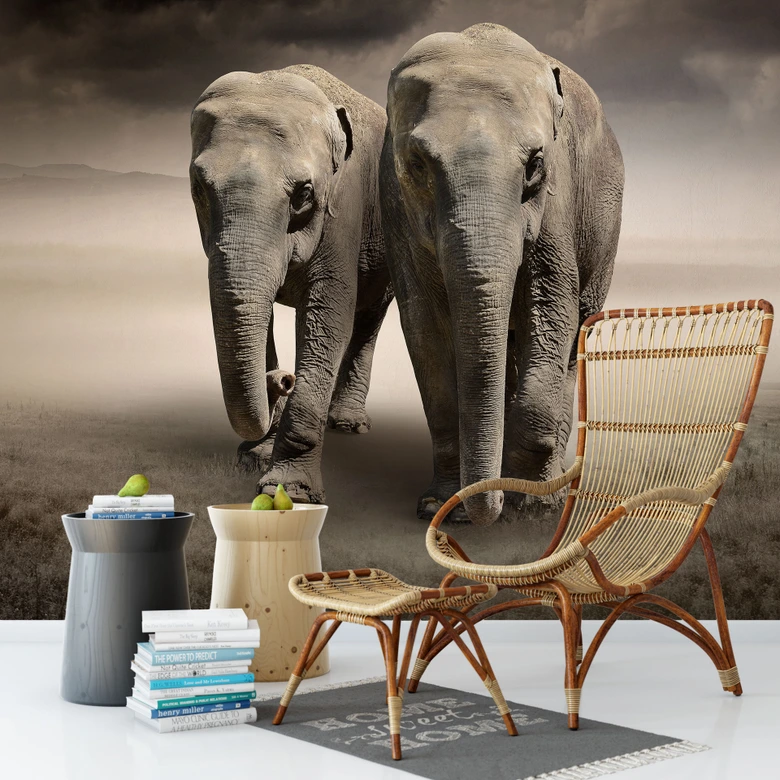 Fotobehang De Olifanten 