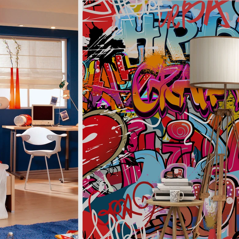 Graffiti Hip Hop - Wall Mural 