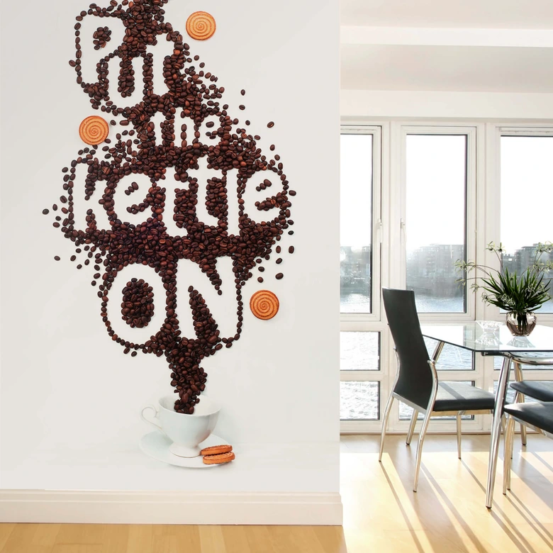 Fototapet Belenko - Sätt på vattenkokaren - 144x260 cm 