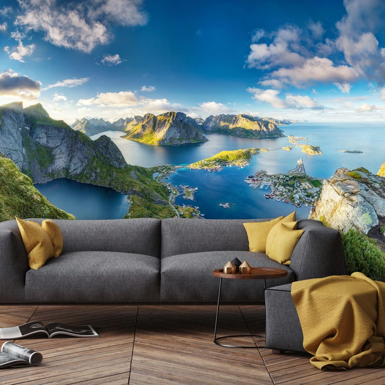 Fototapete Roemmelt - Aussicht vom Reinebringen 