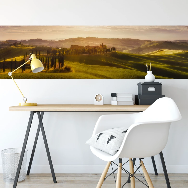 Fotobehang de la Torre - Toscane (panorama) 