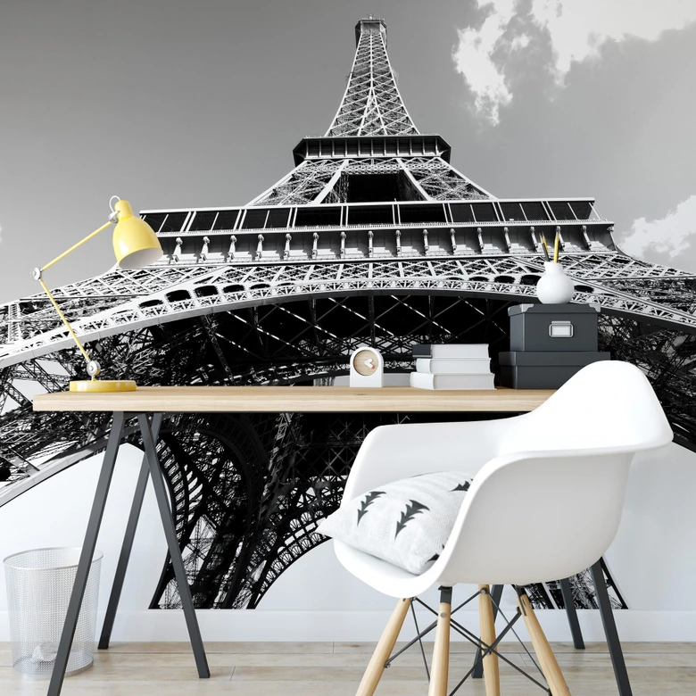 Eiffel Tower in Perspective - Wall Mural 