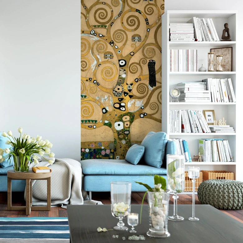 Fototapete Klimt - Der Lebensbaum - 96x260 cm 