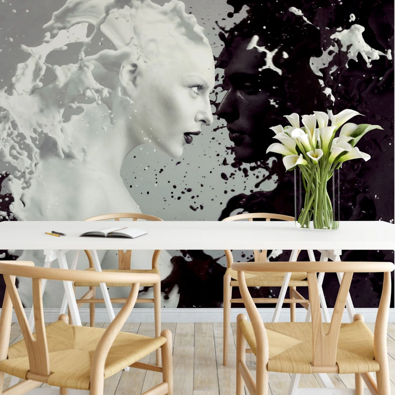 Milk & Coffee - Wall Mural 