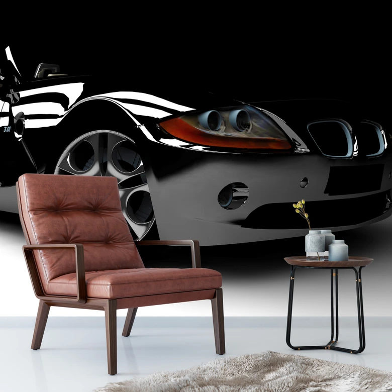 Black Car - Wall Mural 