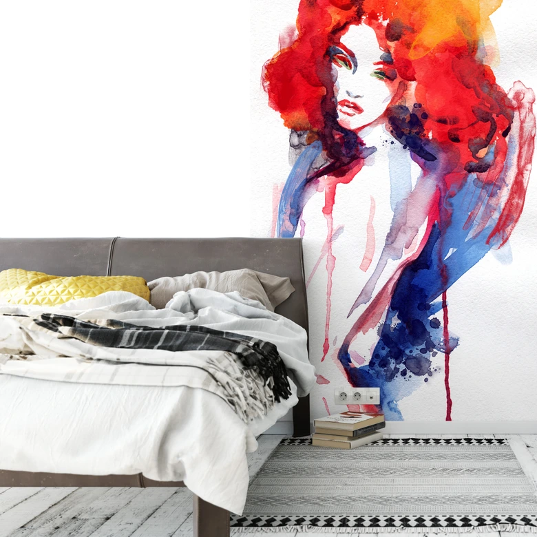 Lady Scarlet - Wall Mural 