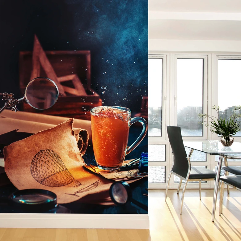 Fotomural Belenko - Steampunk Tea 02 - 192x260 cm 