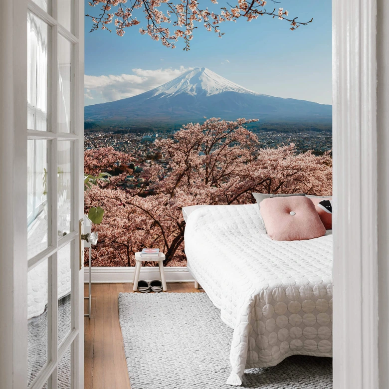 Fotobehang Colombo - Mount Fuji in Japan 