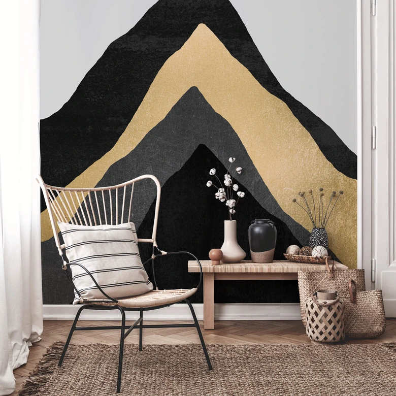 Fotobehang Fredriksson - Four Mountains 
