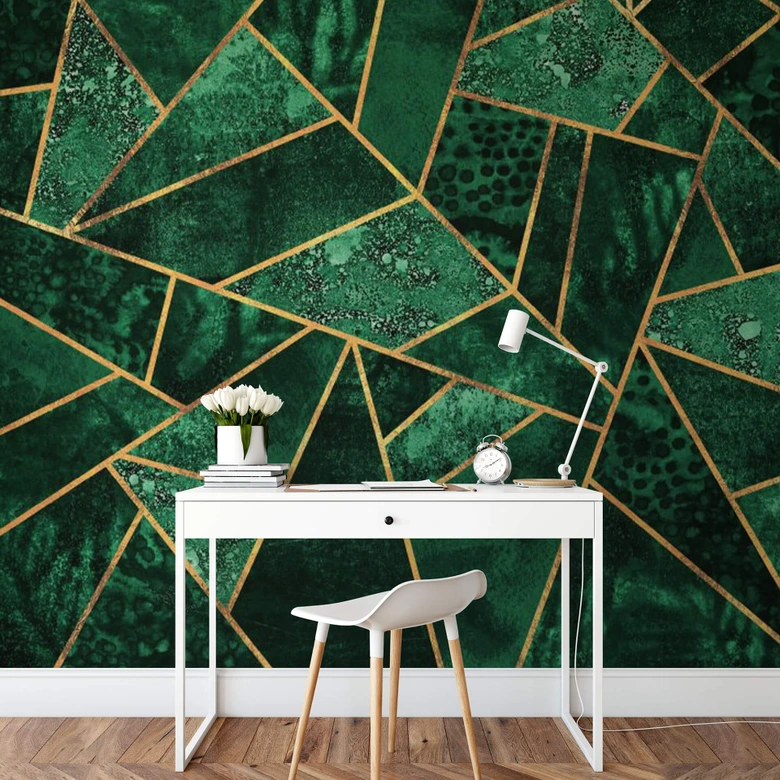 Wall Mural Fredriksson - Emeralds 