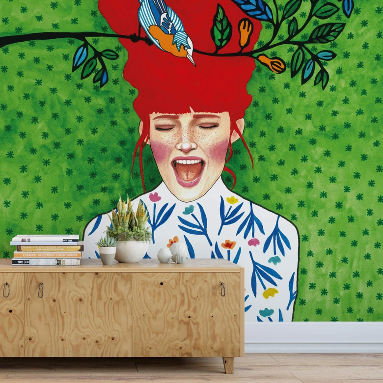 Fototapet Hüyla - Spring - 192x260 cm 
