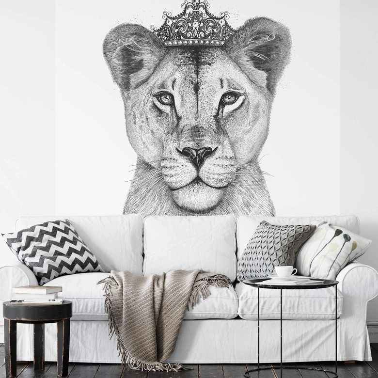 Korenkova - Fototapeta Królowa lwów 